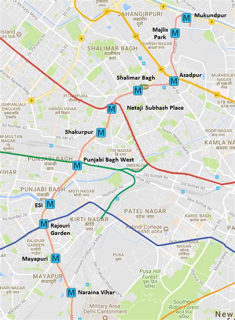 huda to shalimar bagh metro